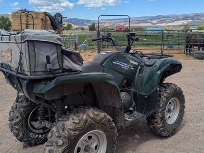Yamaha Grizzly 550 EPS ATV - 2026 Miles, Power Steering, American Trails Bag