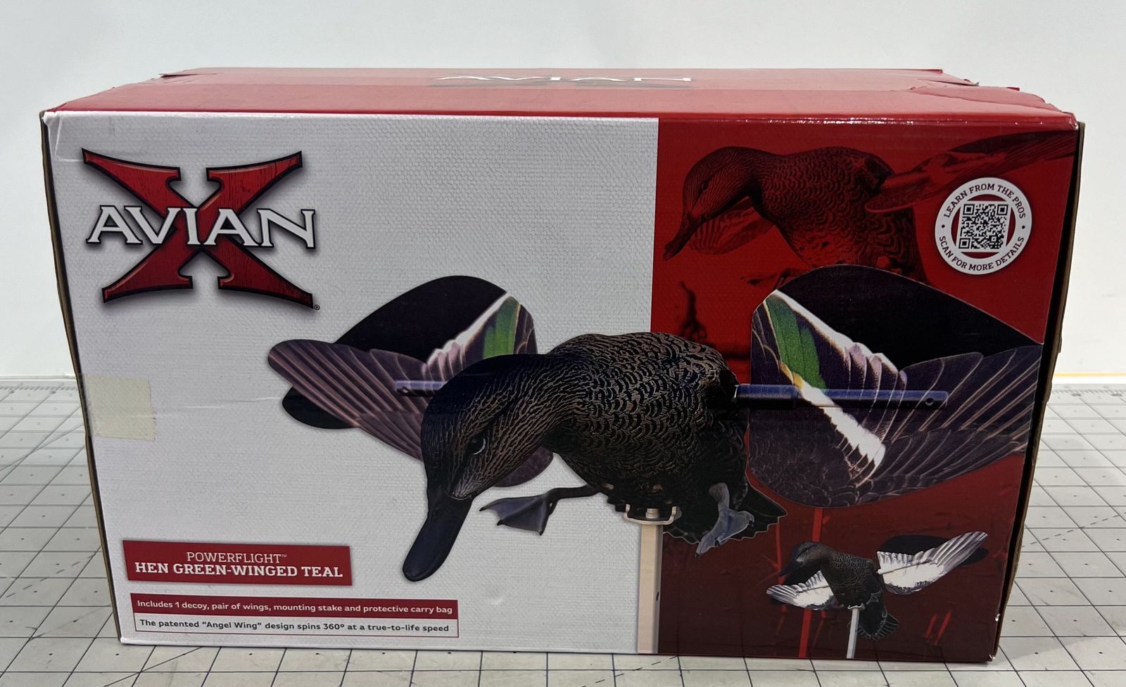 Avian X Powerflight Spinning Wing Hen Teal Duck Decoy New