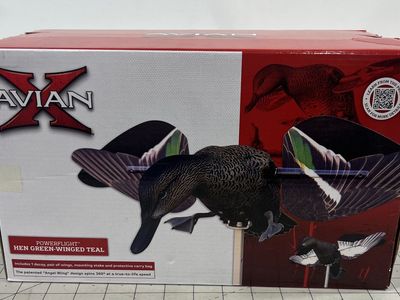Avian X Powerflight Spinning Wing Hen Teal Duck Decoy New