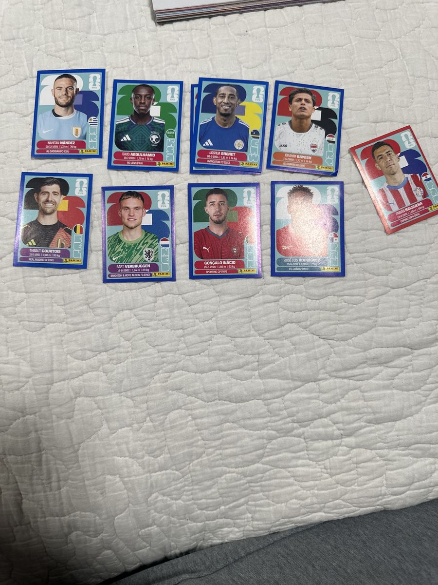 Panini FIFA World Cup  2026 Soccer/Football Player Stickers - 9-Pack