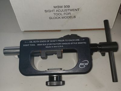 MGW 309 Sight Adjustment Tool #309 GLK for Glock Models with Box