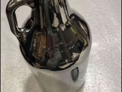 NIB 6 Pack 64oz Painted Gray Metal Glass Growler