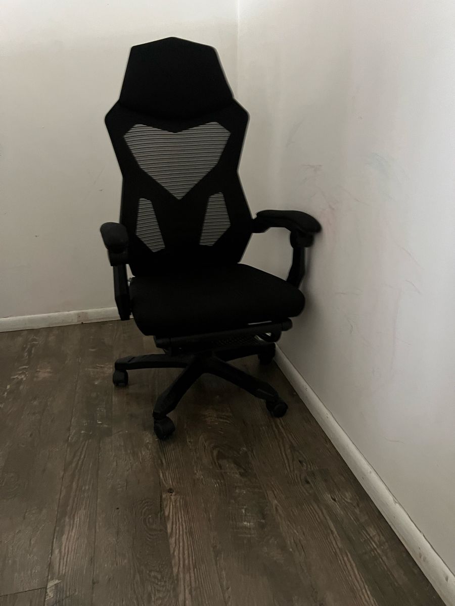 Black Ergonomic Office Chair Mesh Back Adjustable Rolling Swivel Home Desk Chair
