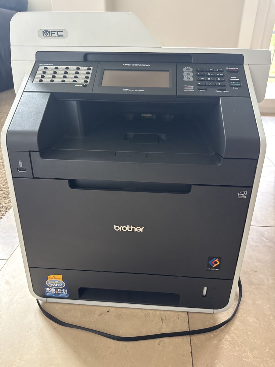 Brother color laser printer/fax/scanner/copy
