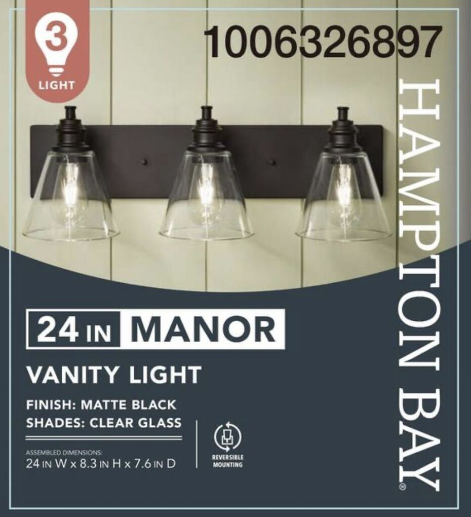 HAMPTON BAY Vanity light