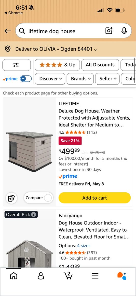 Lifetime dog house