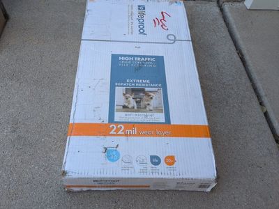 Lifeproof High Traffic Rigid Core Vinyl Tile Flooring 22mil Wear Layer - New Box