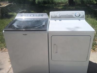 Whirlpool washer GE electric dryer