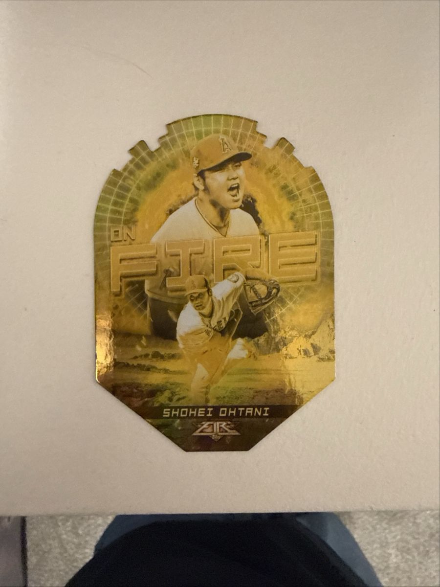 Shohei Ohtani 2022 Topps Fire "On Fire" EF-1 Angels Baseball Card P/DH