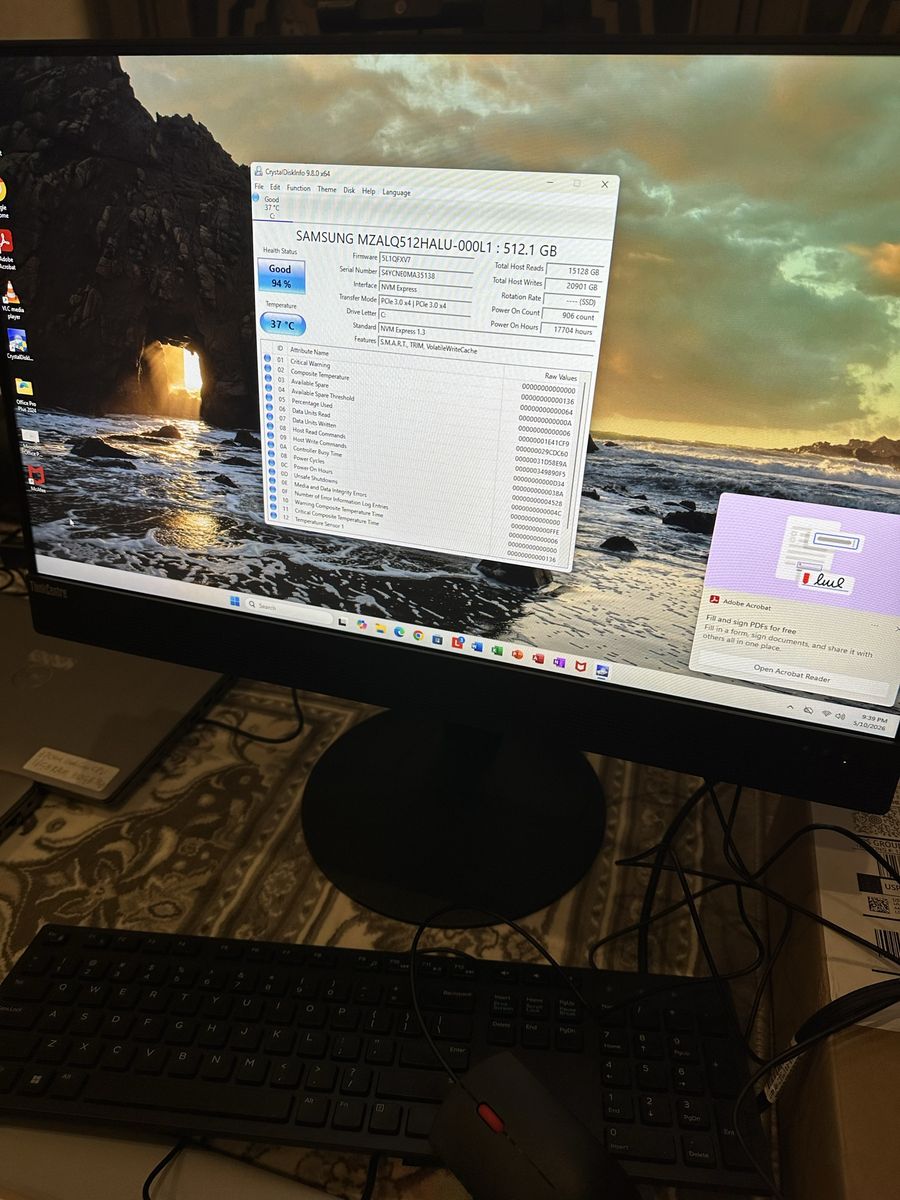 Lenovo All In One PC i7 Core 9th Gen 16 GB RAM 512 GB SSD