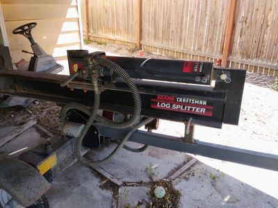sears/craftsman log splitter 25.5 tons