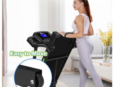 Brand new Folding Home Treadmill with 12 Preset Programs and Heart Rate Monitor