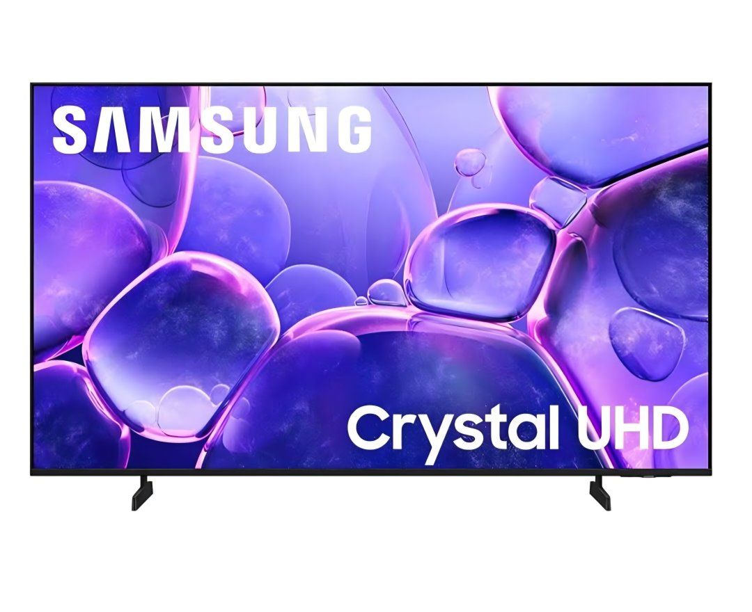 Samsung 55-Inch Class Crystal UHD U8000F 4K Smart TV (2025 Model) Endless Free Content, Crystal Processor 4K, MetalStream Design