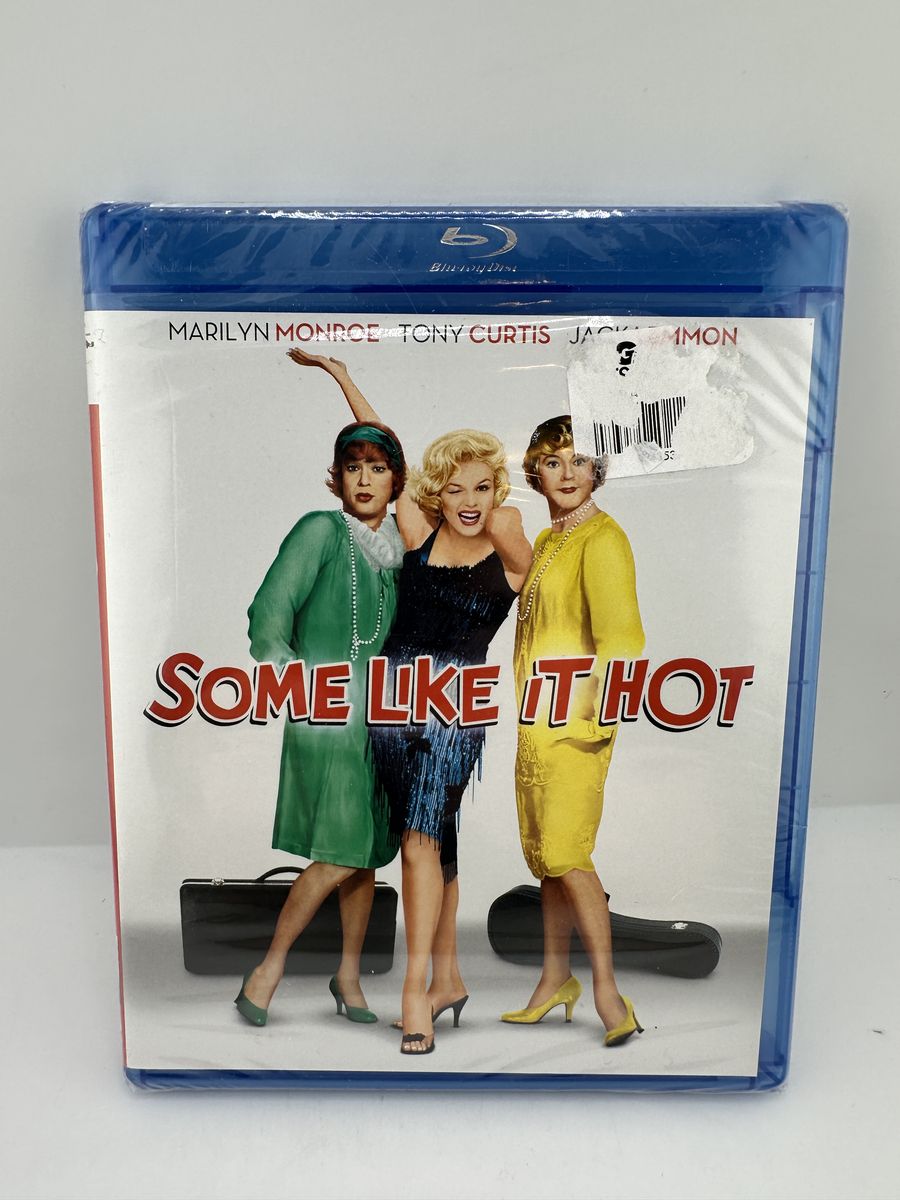 Some Like It Hot 1959 B&W Blu-ray Sealed Marilyn Monroe Tony Curtis Jack Lemmon