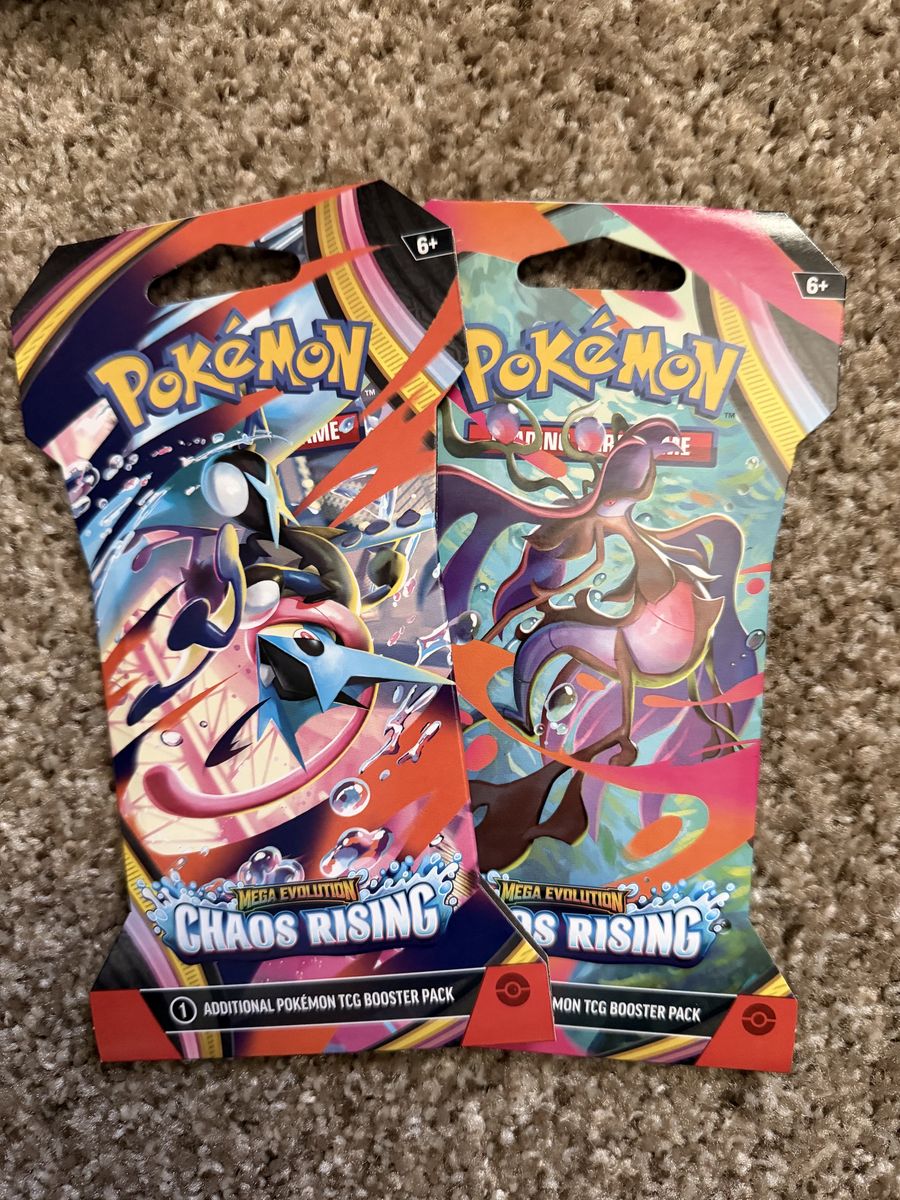 Pokemon TCG Mega Evolution Chaos Rising Booster Packs (2-Pack)