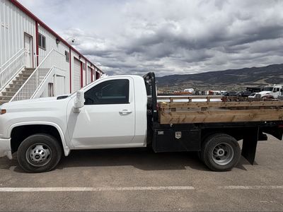 2021 Chevrolet Silverado 3500 Flatbed Truck - Dually - White
