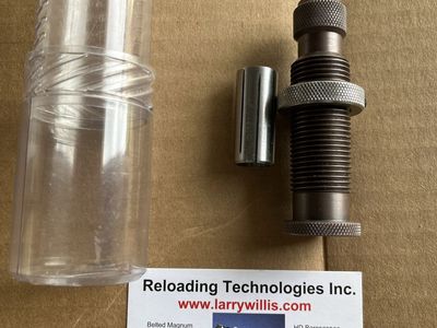 Larry Willis Reloading Technologies Inc. Belted Magnum Resizing collet Die.
