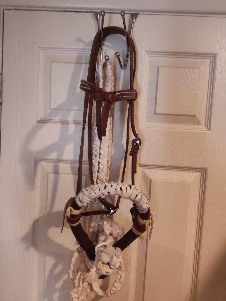 New handmade bozelle bridal with reins