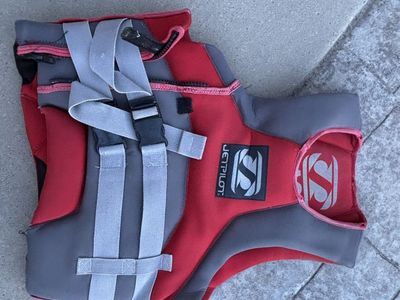 Variety of sized life jackets