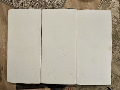 Brand NEW 3” Full Size Tri-Fold Bamboo Memory Foam Mattress