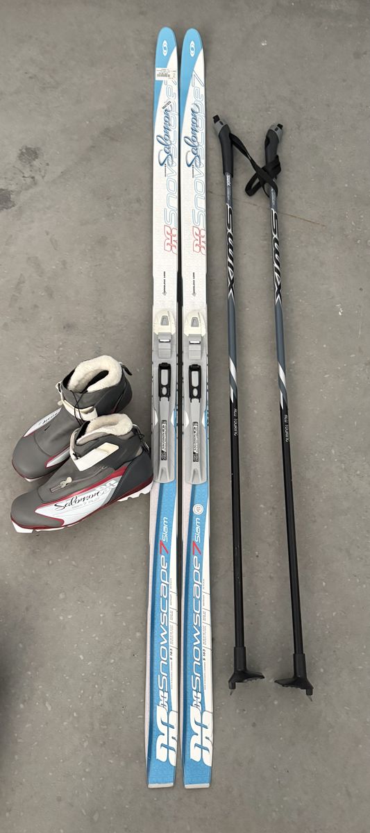 NEW Salomon Cross-country Skis w/ Boots & Poles