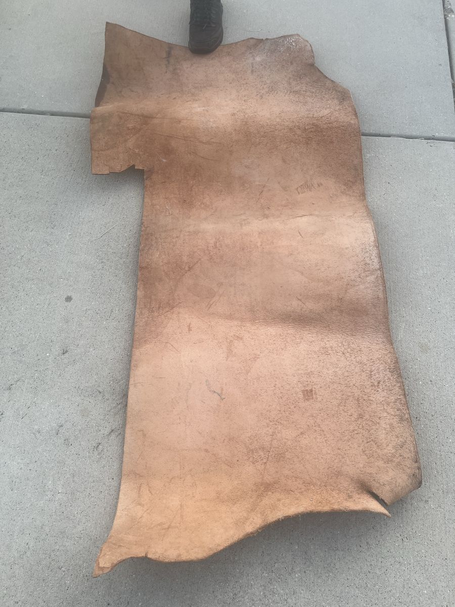 Roll of Thick Leather