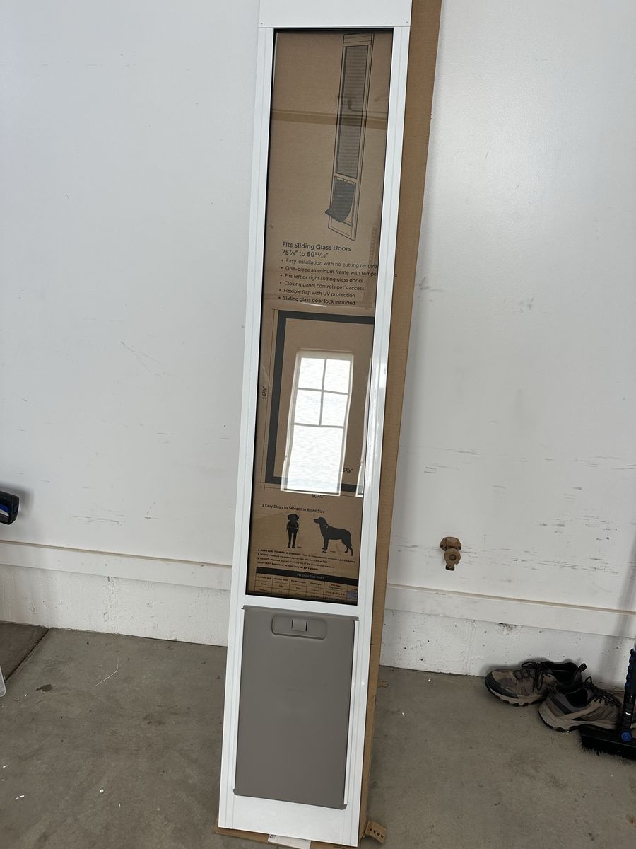 Pet safe doggie door
