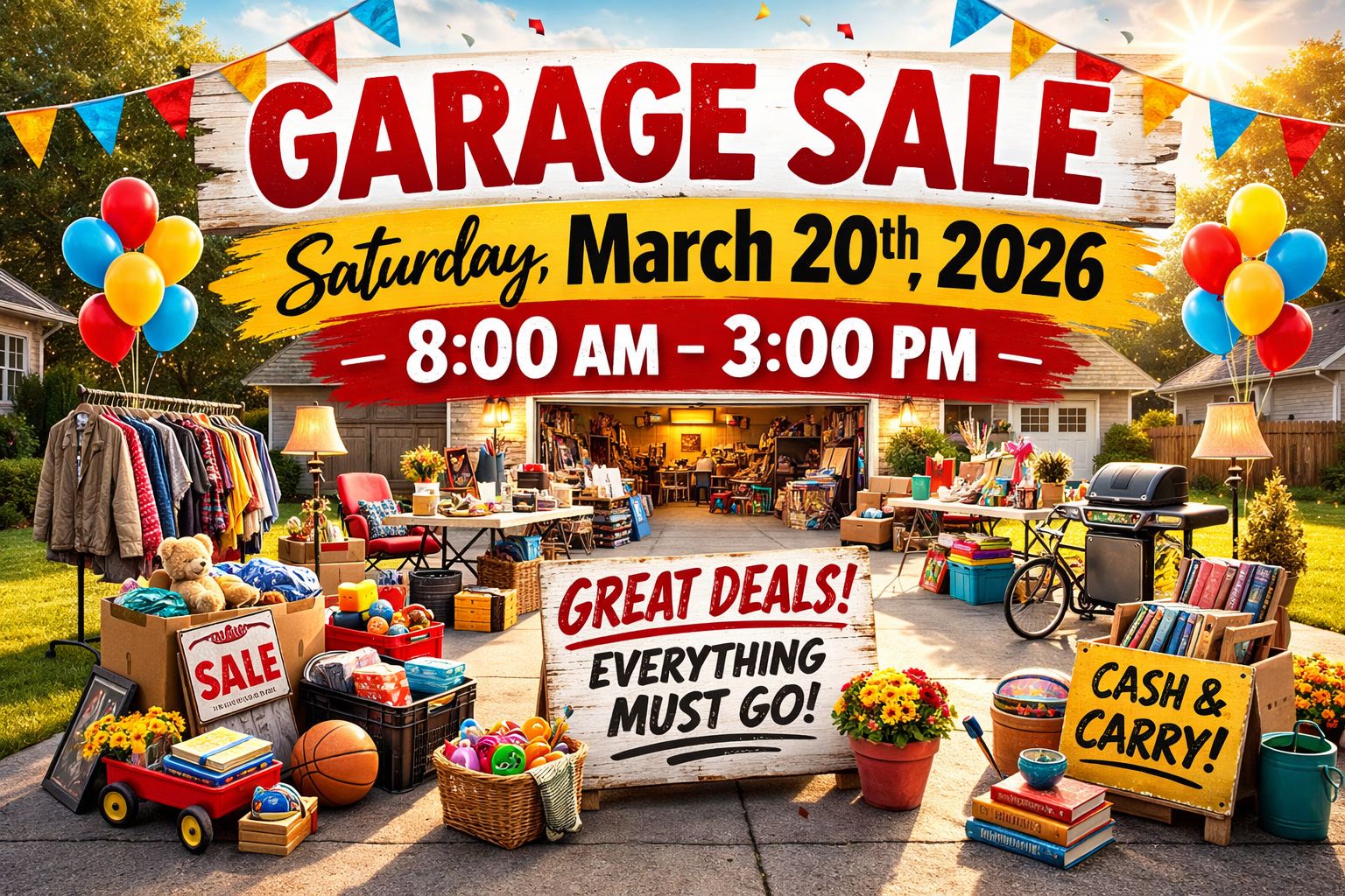 YARD SALE SATURDAY MARCH 21st!!