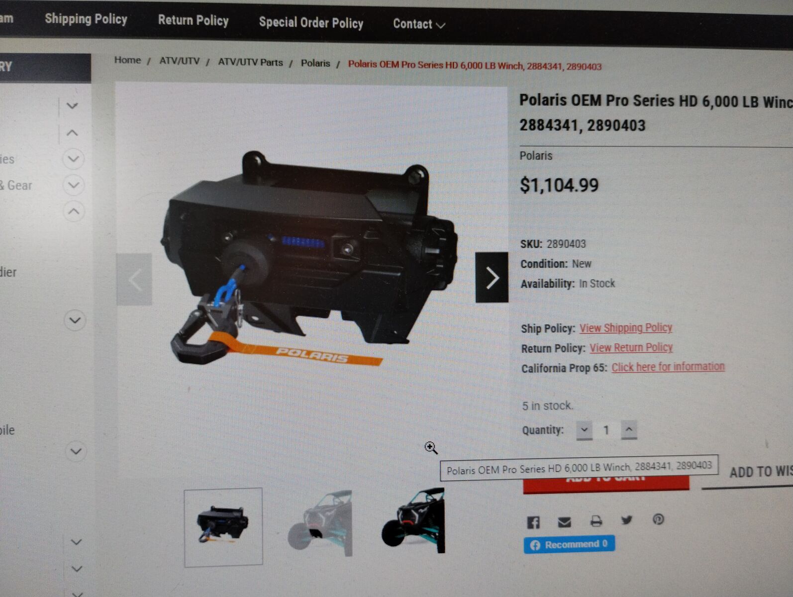 POLARIS PRO 6000 RG4  W MOUNTSGREAT X MAS GIFT 950$RETIAL AND UP +TAXS GREAT DEAL 600$