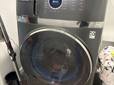 GE Profile UltraFast Washer Dryer Combo - Dark Graphite