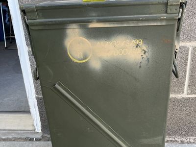 Large US Military Surplus Ammo Can Metal Storage Box 5" x 13" x 23"