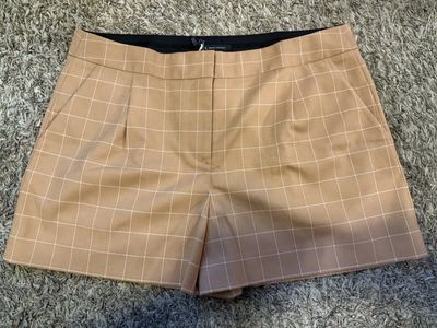 AX Armani Exchange size 6 high waisted camel ivory
