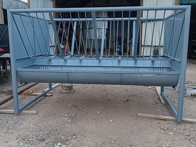 New 5' x 9' Heavy Duty Steel Feeder - Holds 1- Ton Bales (FREE UT DELIVERY)