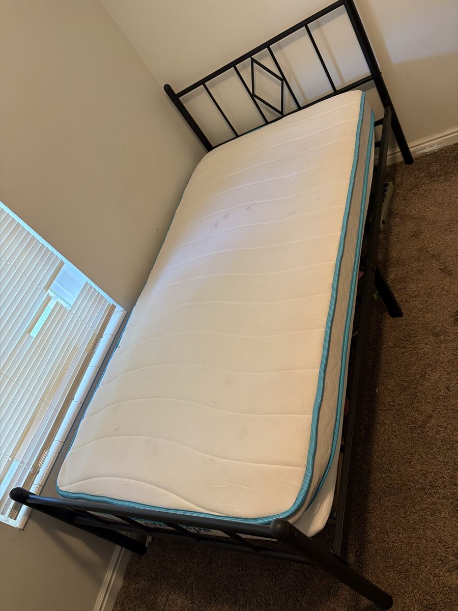 Twin Bed Frame & Mattress