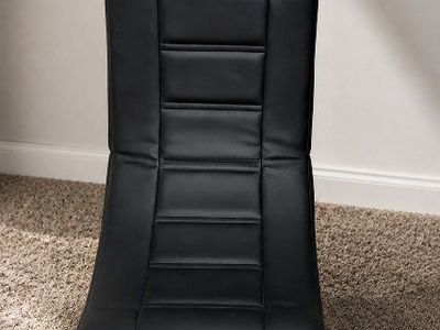 X Rocker Black Leatherette Floor Gaming Chair