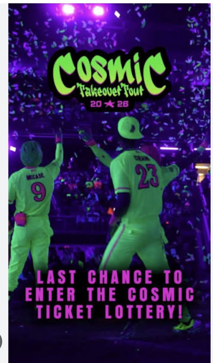 Cosmic Takeover Box Seats April 24