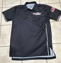 UHSAA "BLACK" Umpire Shirt Large Men's