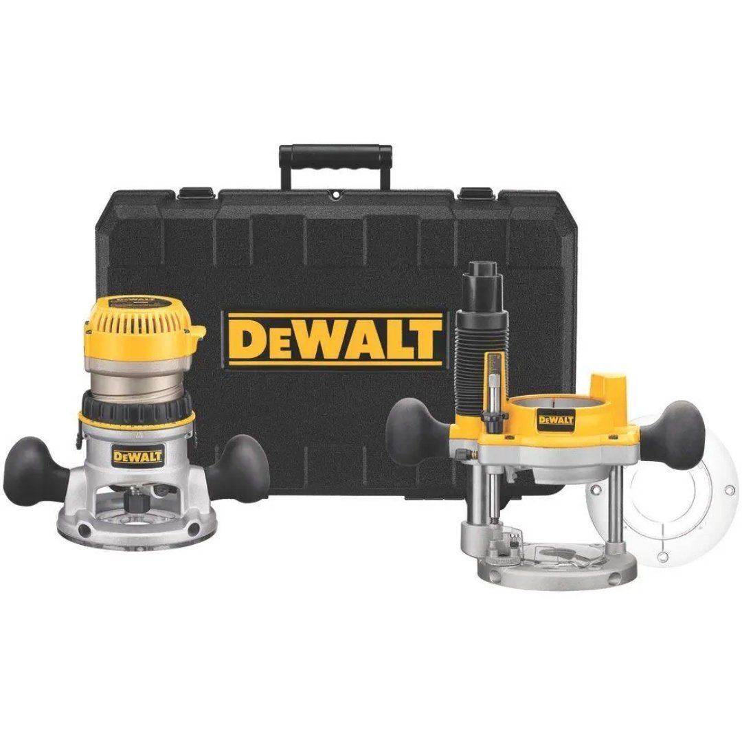 DeWALT Fixed and Plunge Base Router Combo Kit with Hard Case