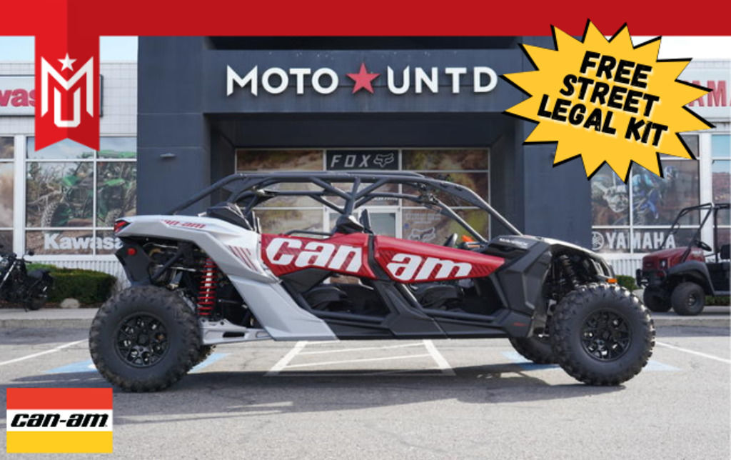 2025 Can-Am® Maverick X3 Max RS Turbo RR Fiery Red & Hyper Silver