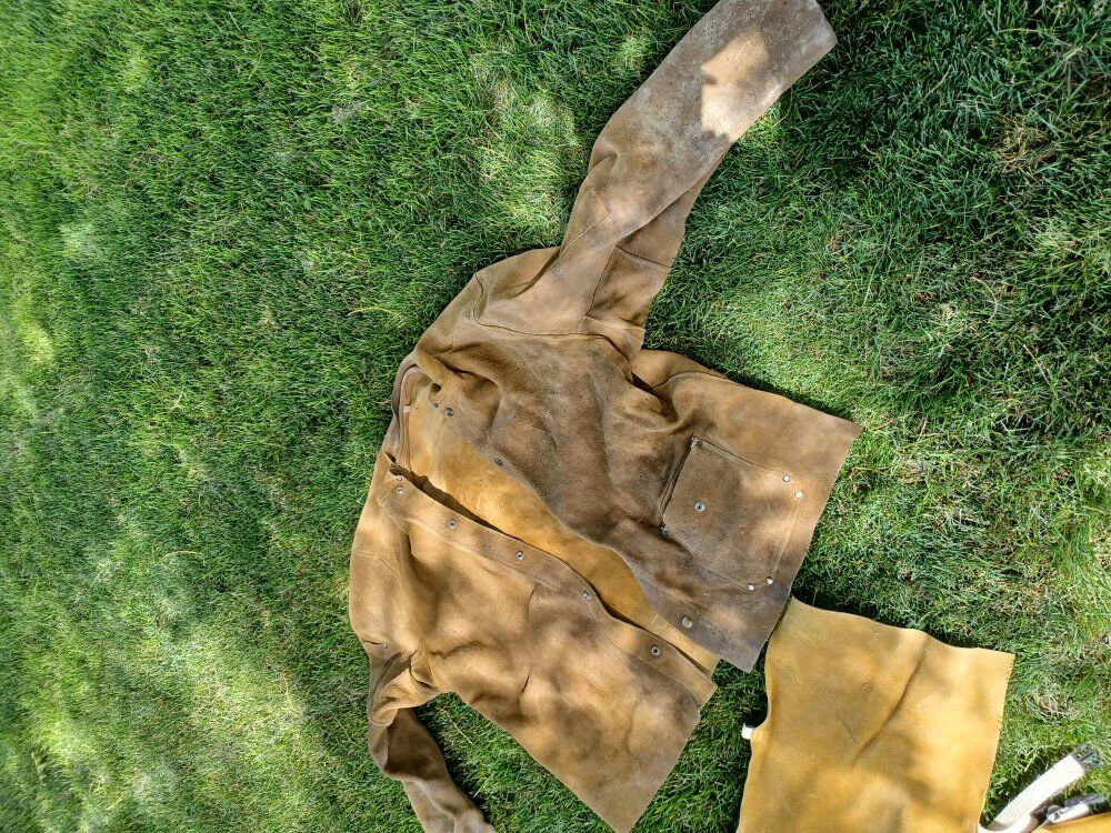 Welders Leather Coat and 2 Aprons