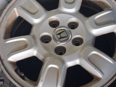 Honda Civic OEM 15" Silver 6-Spoke Aluminum Alloy Wheel Rim - Used