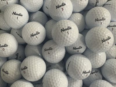 Hundreds Of Like New Noodle Golf Balls.