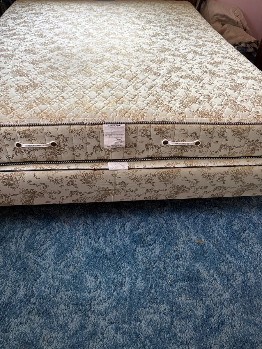 Queen mattress and box spring
