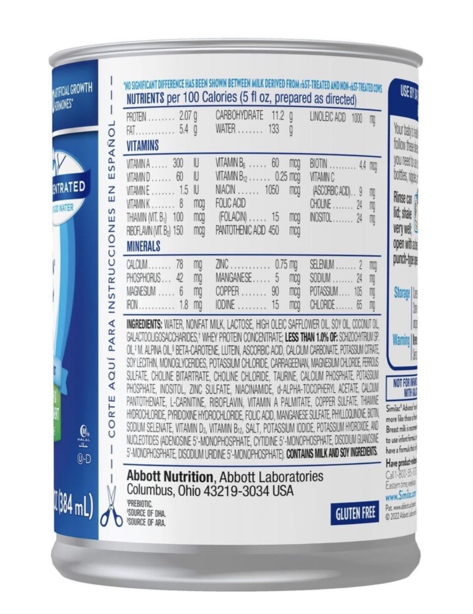 Similac Advance Concentrated Liquid Infant Formula with Iron 13 fl oz (384 mL)