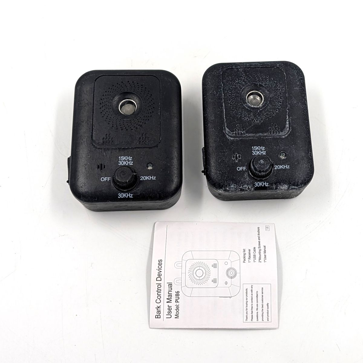 Bark Control Devices Model PU86 Set of 2