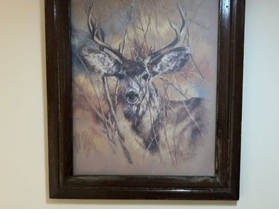 Traditional deer artwork