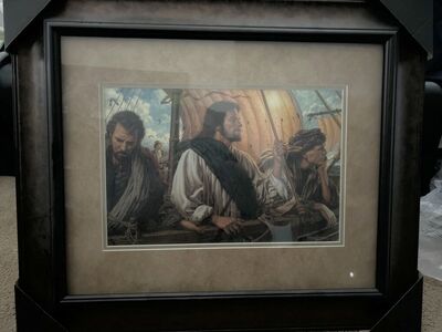 Jesus Art Work by Roger Loveless