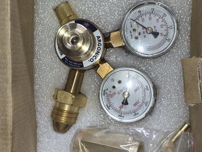 Argon/CO2 Flowgauge Regulator Dual Pressure Gauge Set