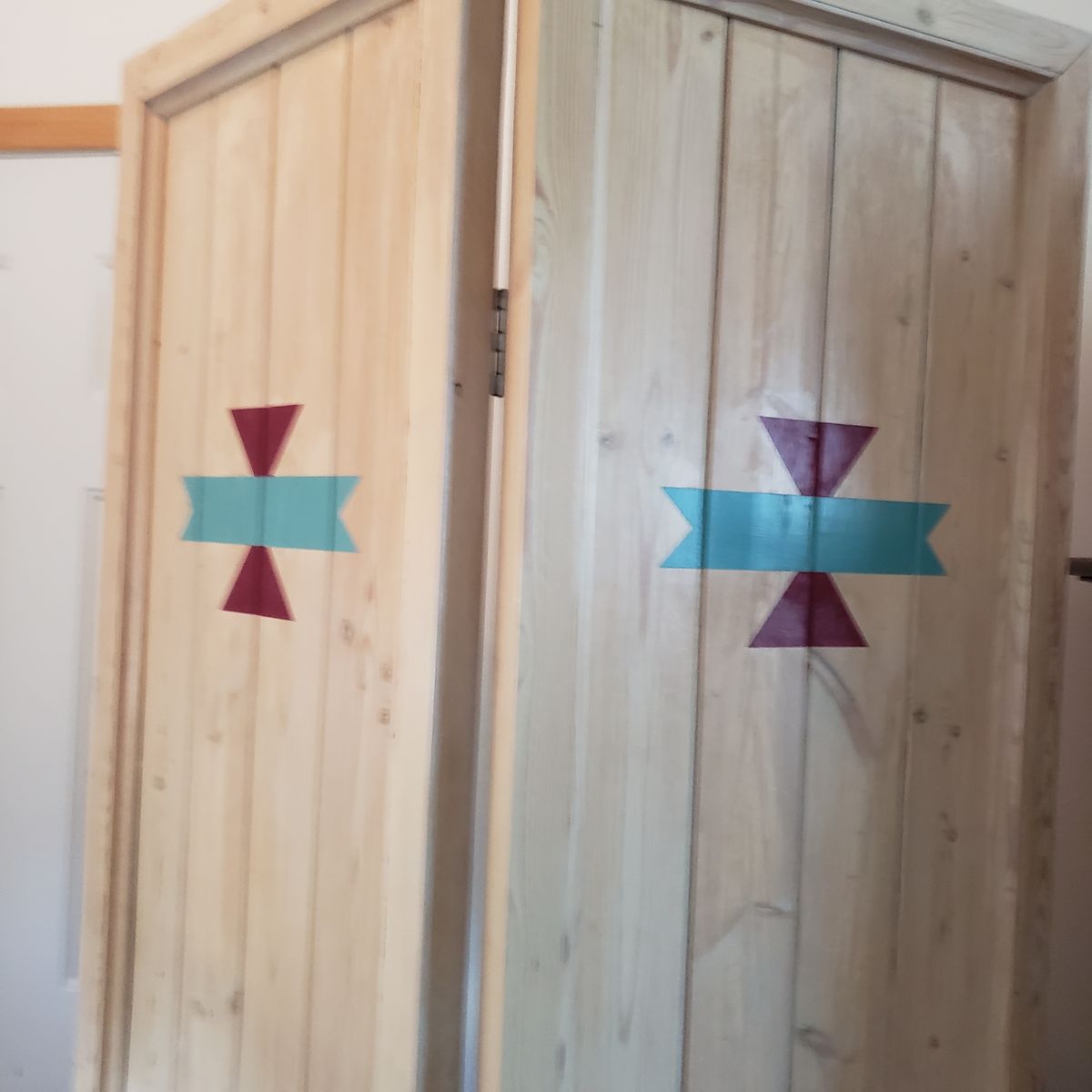 Room Divider- Light Wood