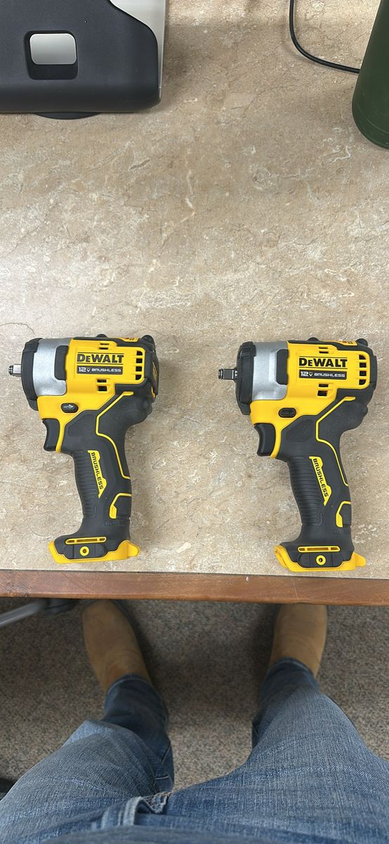 DeWALT 12V 3/8 Impact Wrenches - Tool Only (Never Used)